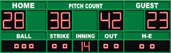 Baseball Scoreboards GM-BS-034