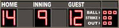 Baseball Scoreboards GM-BS-07