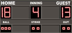 Baseball Scoreboards GM-BS-10