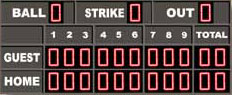 Baseball Scoreboards GM-BS-017