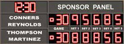 Tennis Scoreboards GM-TN-08CL