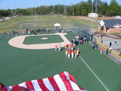 Miracle League baseball field gets donation for upgrades and electronic scoreboard