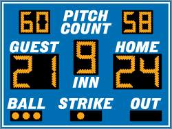 Baseball scoreboards GM-BS-05