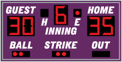 Baseball scoreboards GM-BS-08