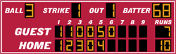 Baseball scoreboards GM-BS-35