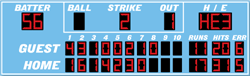 Baseball scoreboards GM-BS-36
