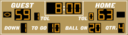 Football scoreboards GM-FB-04